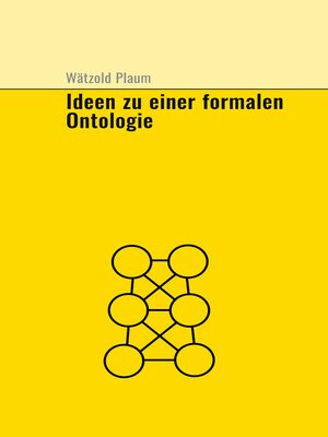 cover image of Ideen zu einer fomalen Ontologie